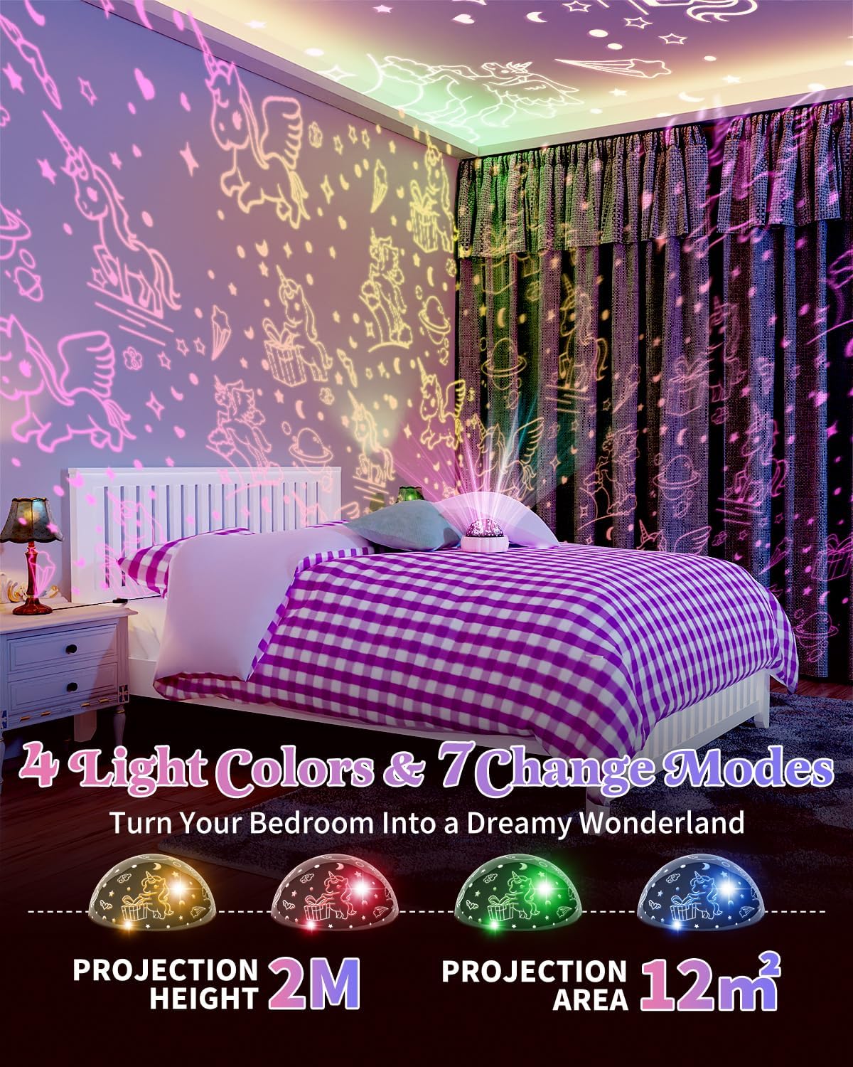 Kids Star Projector Night Light